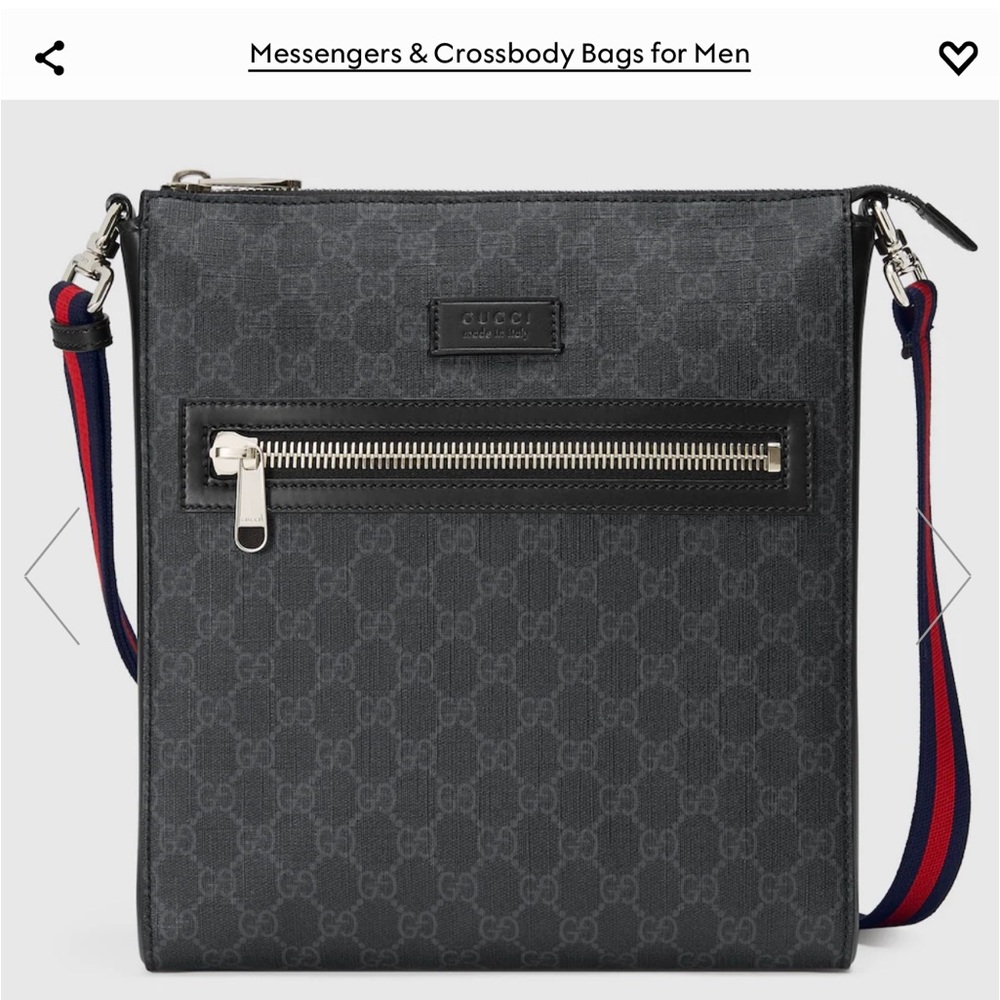 Like new 100% authentic Men’s Gucci messenger bag